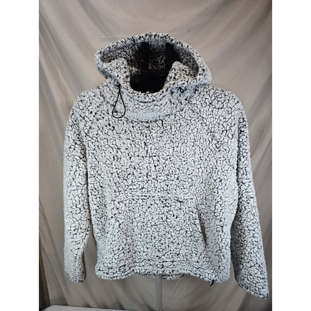 Victoria's Secret Pink Hoodie Womens S Soft Thick Fluffy Cowl‎ Neck Pullover